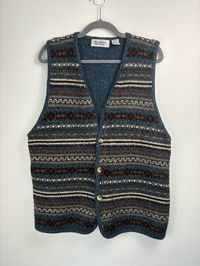 Vintage Fair Isle Sweater Vest